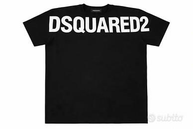 Dsquared2 originale nera logo grande bianco – otti
