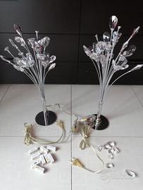 2 Lampade da comodino da restaurare funzionanti