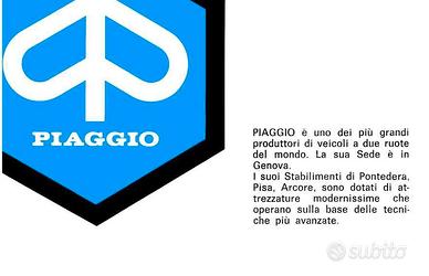 EBOOK PDF MANUALE USO E MANUTENZIONE PX 125E-200E