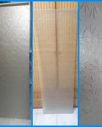 VETRI 6, PER PORTE DA INTERNO CON DECORO. PIANURA.