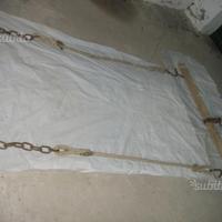 Corde e bilancino vecchi per tiro animale