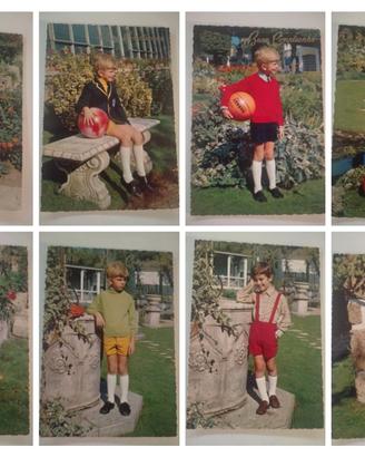 STOCK N. 8 CARTOLINE BUON COMPLEANNO VINTAGE 