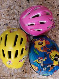 blocco 3 caschi bambini 