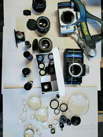 Lotto stock parti ricambio obbiettivi macchine fot
