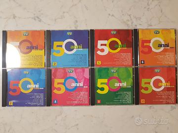 50 anni di canzoni italiane Lotto di 8