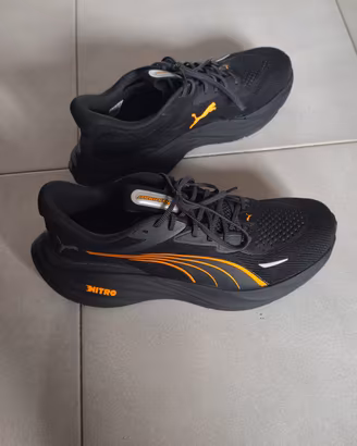 PUMA Magnify NITRO 3 Black Orange 44.5
