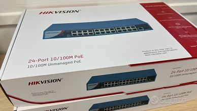 SWITCH hikvision 24Porte PoE