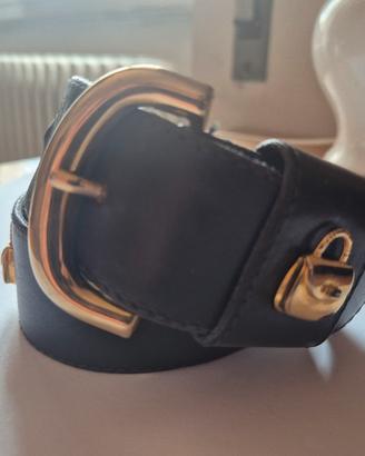 Cintura FURLA pelle nera con borsette
