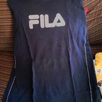 T-Shirt canotta FILA blue scuro Smanicata L Usata
