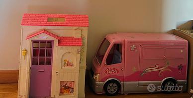 Camper e casa barbie