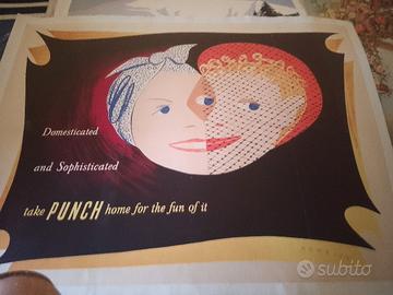 manifesto poster pubblicitario teatro punch herion