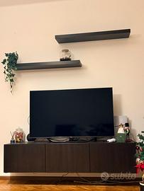 Mobile tv Ikea Besta + mensole