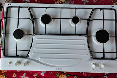 PIANO COTTURA ARISTON 4 FUOCHI COLORE BIANCO