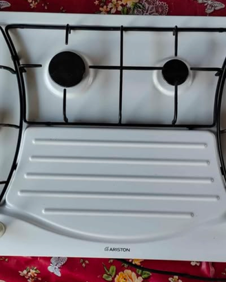 PIANO COTTURA ARISTON 4 FUOCHI COLORE BIANCO