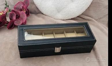 Cofanetto porta orologi e bracciali 