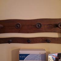 Appendi abiti muro in legno