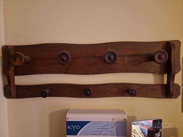 Appendi abiti muro in legno