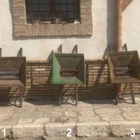 antica pigiatrice Diraspatrice per uva in legno