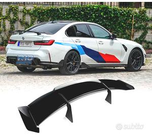 SPOILER ALETTONE BMW G80 G22 LOOK CS NERO LUCIDO