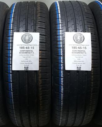 4 GOMME 185 65 15 CONTINENTAL A70965