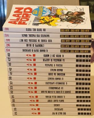 Alan Ford anastatica Lotto 19 albi dal n° 25 al 58