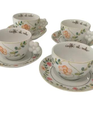 Elegante set di 4 tazzine da caffè Thun, serie Ori