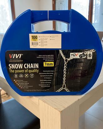 Catene da neve 7 mm nuove
