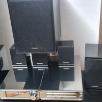 Impianto sound round panasonic in acciaio anni 90