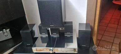 Impianto sound round panasonic in acciaio anni 90