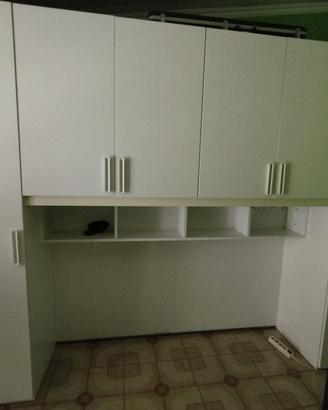 Armadio ponte bianco