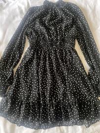 Abito Corto Shein| Pois Bianco/Nero | Balze