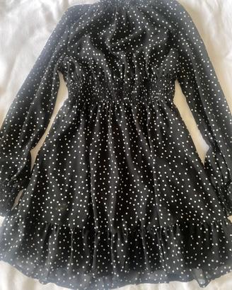 Abito Corto Shein| Pois Bianco/Nero | Balze