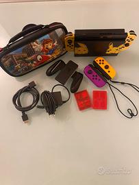 Nintendo switch Pikachu & Eevee+ Giochi + Ring fit