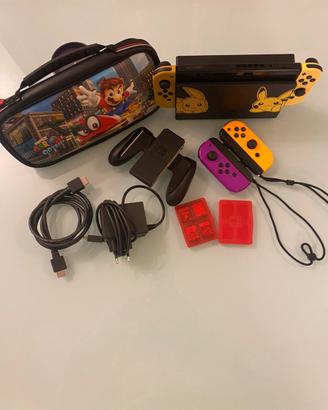 Nintendo switch Pikachu & Eevee+ Giochi + Ring fit