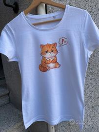 T-shirt gatto