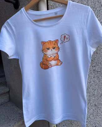 T-shirt gatto
