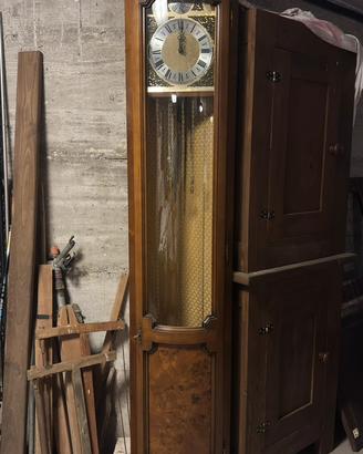 OROLOGIO PENDOLO ANGOLARE antico