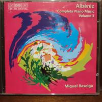 cd originale Isaac Albéniz Piano Music Vol. 3