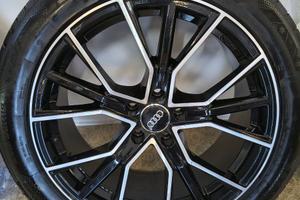 4 CERCHI LEGA ORIGINALI AUDI  da 19’ e 4 GOMME