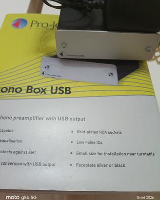 Pre-Phono Project Audio Phono Box Usb