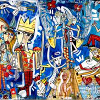 Quadro moderno grande per arredare il soggiorno