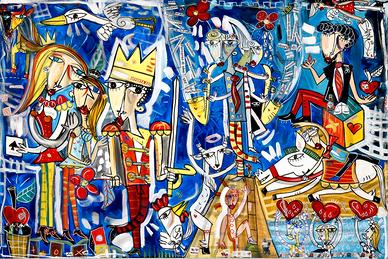 Quadro moderno grande per arredare il soggiorno