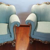 Divano e poltone vintage stile barocco