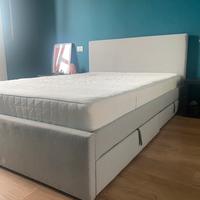 Letto 140x200 con contenitori