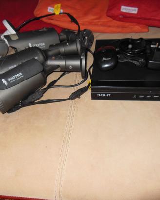 DVR 8 Canali AHD Registratore + 5 telecamere