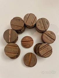 Gettoni telefonici - lotto di 56 pezzi