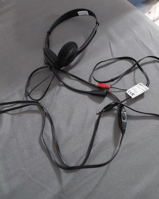 cuffia con microfono 