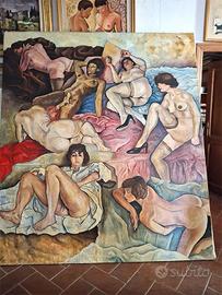 quadro Roberto Levati "Allievo di Guttuso"