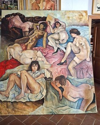 quadro Roberto Levati "Allievo di Guttuso"