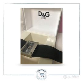 Orologio D&G, cinturino in pelle, completo di scat